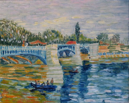 O Sena com a Ponte La Grand Jatte, 1887